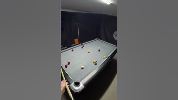 Clearing A Pool Table: 8 Ball Pool Tips #shorts