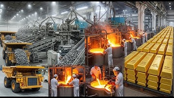 Inside the 24K Gold Refinery: From Mining to Luxury Gold Bars Full Process
