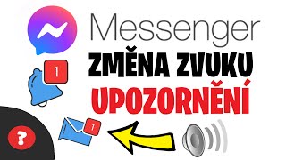 Jak ZMĚNIT ZVUK UPOZORNĚNÍ na MESSENGERU | Návod | Telefon / Messenger screenshot 4