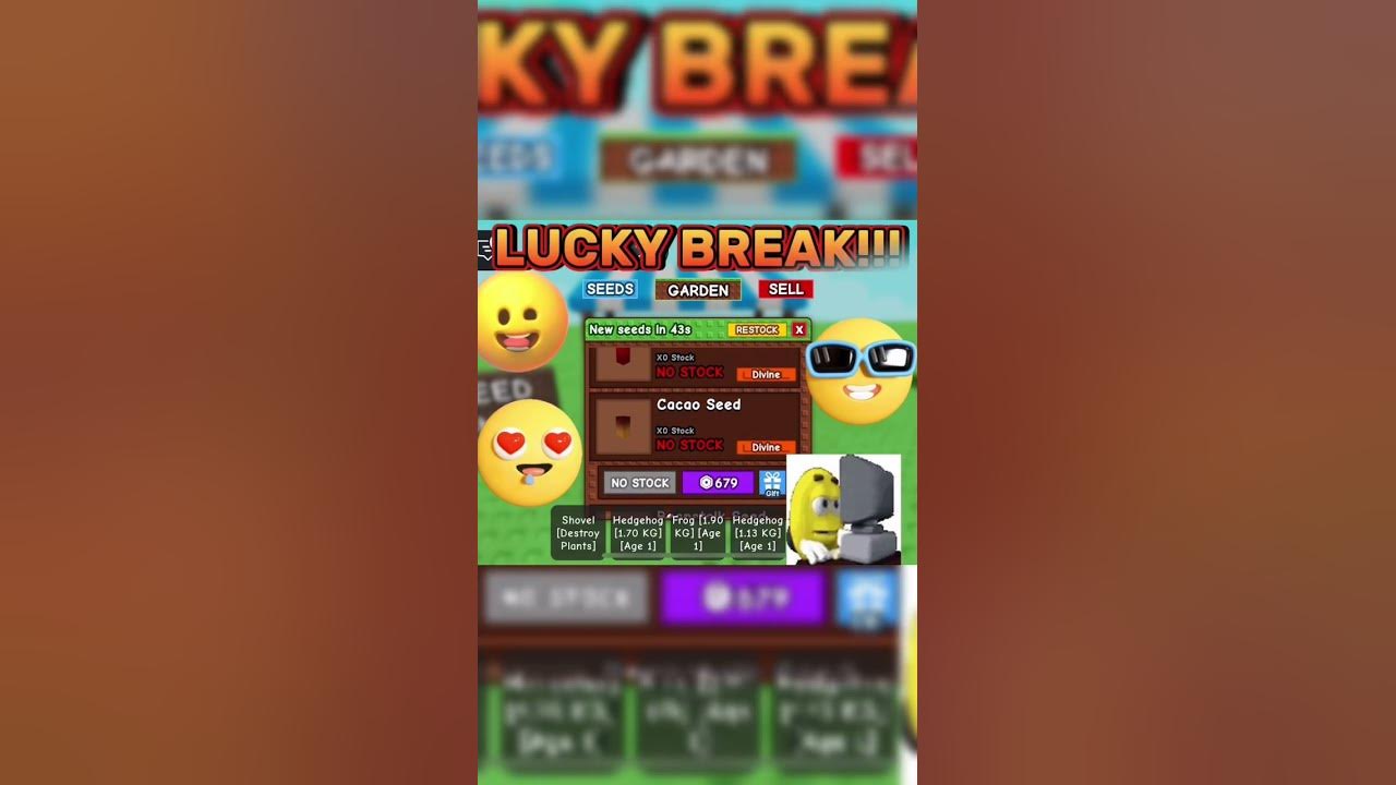 LUCKY!!???? #roblox #growagarden #gaming - YouTube