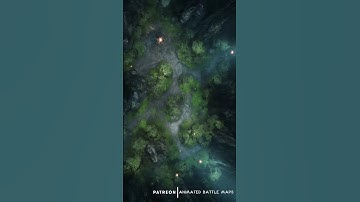 D&D | Fey Forest Part 4 No Grid | Animated Battle Maps