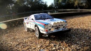 Tamiya Lancia 037 First Run TA02s #rcrally