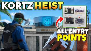 GTA Online The Kortz Center Heist All Entry Points (How to Scope Out All Entry Points Locations Map)