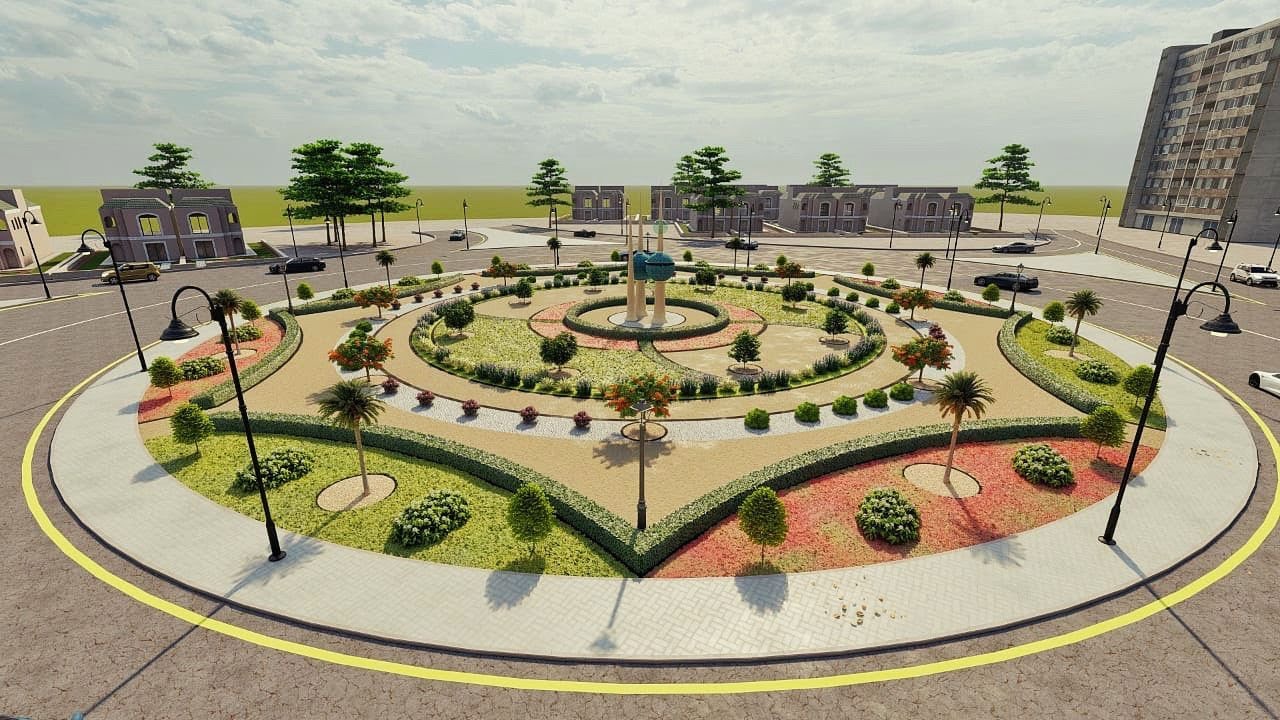 تصميم دوار Roundabout - YouTube