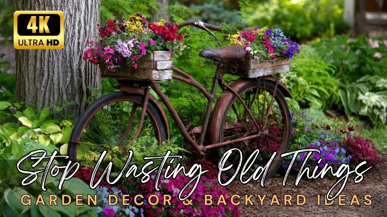 ✨ Stop Wasting Old Things: Turn Them into Beautiful Garden Decor and Backyard Ideas