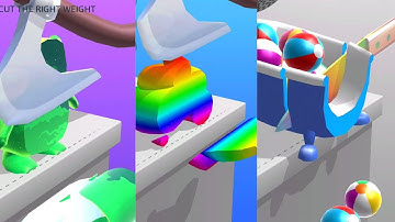 Very satisfying and relaxing ASMR slicing game | Part 23