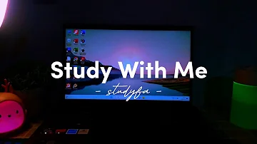 STUDY WITH ME | study time | calm piano | rainy sound | relax video | meditation music | studyfa