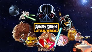 Angry Birds Star Wars 1 Cloud City Levels 1-10
