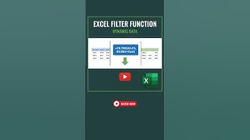 STOP Using Manual Filters! (Excel FILTER Function) 🤯 #shorts
