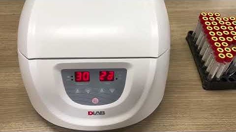 MADE IN USA - DLAB (DM0412S) CLINICAL CENTRIFUGE WITH A12-10P ROTOR & OVER SPEED DETECTOR FUNCTIONS