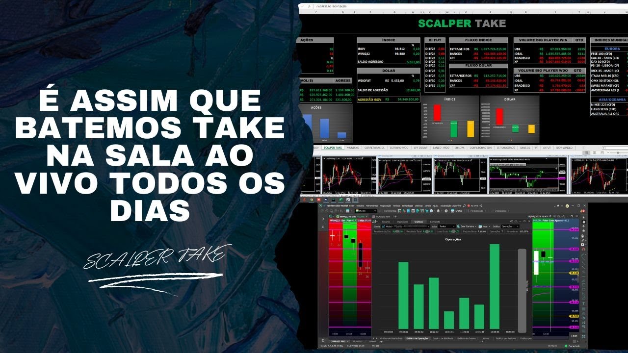 BATENDO META NA B3 COM A PLANILHA QUANT | SCALPER TAKE - YouTube