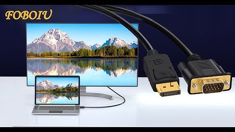 FOBOIU DisplayPort to VGA