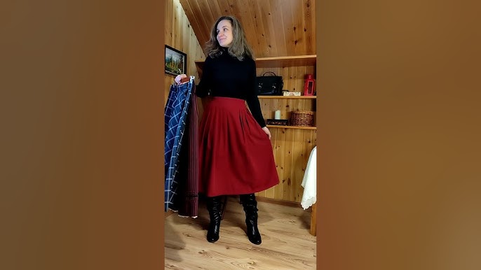 под юбкой ретро Миди юбки в ретро стиле. Зимний гардероб. С чем носить юбки. #ретростиль  #винтажныйстиль - YouTube