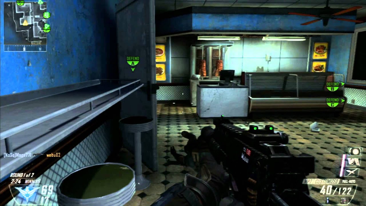 Black Ops 2 Gameplay 40-5  27gunstreak