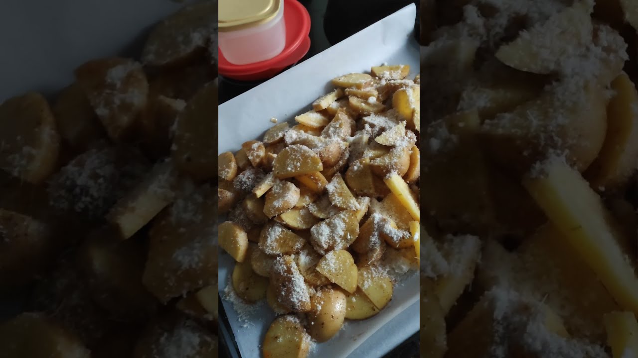 Parmesan Ofenkartoffeln Backblech Zubereitung