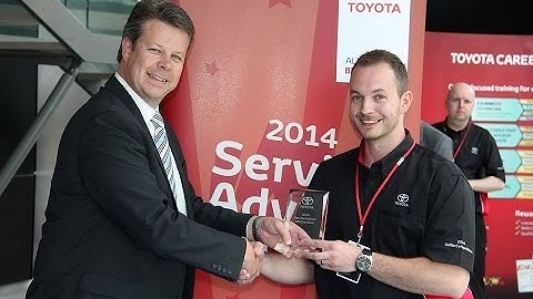 Toyota Service Advisor Skills Champion 2014 - Danny Battams