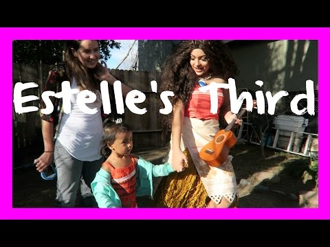 Estelle's Third Birthday Party⎜Moana Surprise
