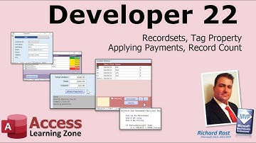 Microsoft Access Developer 22 is Now Available! Recordsets. Apply Payments. Record Count. More!