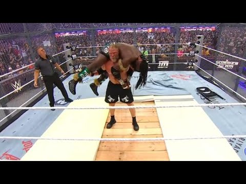 Video Brock Lesnar vs Oba Femi Hell in a Cell Match WWE SummerSlam 2026 Highlights Today 2 August 2026