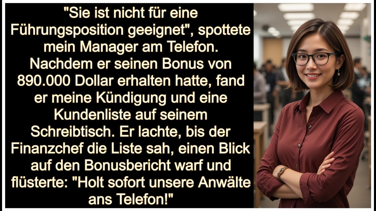 Ich kündigte & enthüllte die Kundenliste, die den Betrug meines Chefs aufdeckte