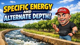 Non-Uniform Flow: Specific Energy and Alternate Depth - CE 331, Class 24 (11 March 2026)
