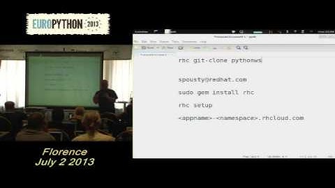 S.  Citron - Pousty   Python in the cloud with PaaS Part 1