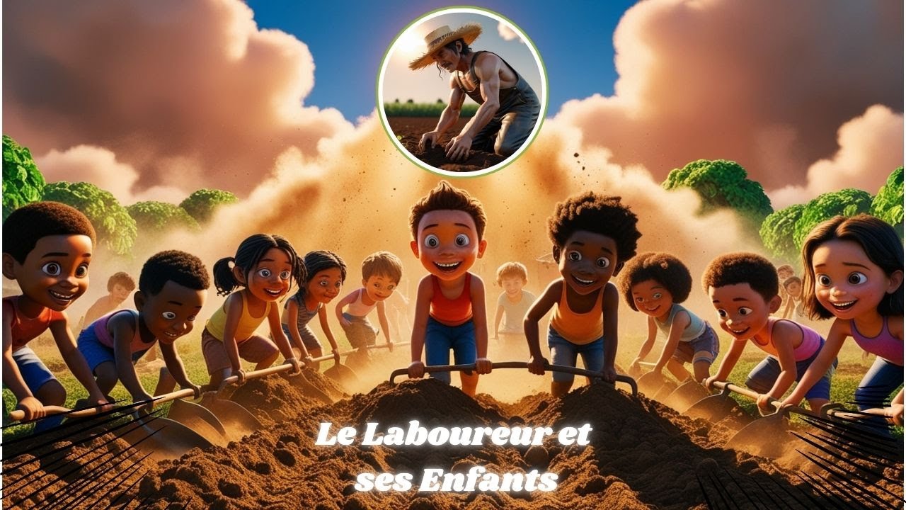 Fable de la fontaine: Le Laboureur et ses Enfants : Le Trésor du
