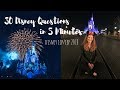 30 disney questions in 5 minutes // disney icp.cep 2018