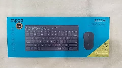 Reviewing Bluetooth mouse & keyboard | Rapoo 8000M
