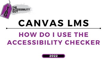 Canvas Accessibility: Check Accessibility