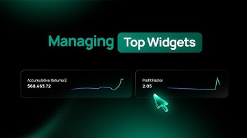 Managing Top Widgets
