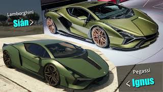 GTA 5  DLC Contract cars vs Real life cars. All vechiles.