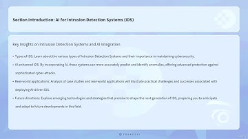 97. AI for Intrusion Detection Systems (IDS) - Introduction