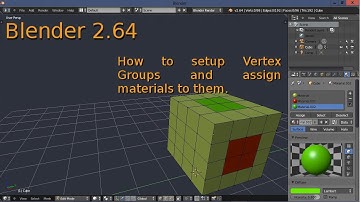 Vertex Groups And Multiple Materials On A Single Object