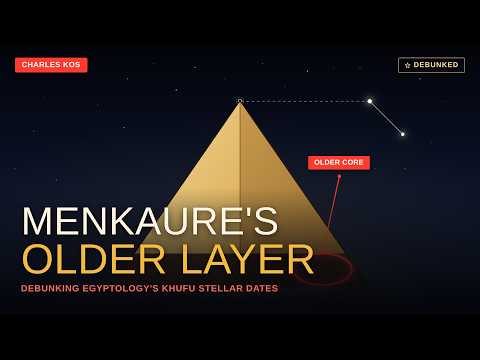 Menkaure Pyramid is TWO BUILDINGS(!) PLUS We Debunk Egyptology's 2450 BC Stellar Dating for Giza!?