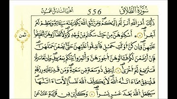 سورة الطلاق-الشيخ علي الحذيفي-رواية قالون