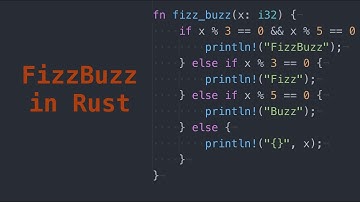 FizzBuzz in Rust