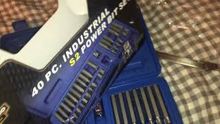 Neiko 10280B Combination Hex, Torx, and XZN Triple Square Driver Socket Bit Set Wealth