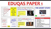 Writing A Short Story Eduqas Paper 1 Exam Gcse English Language Youtube