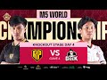 ENG M5 Knockouts Day 4  APBR vs GEEK  Game 4