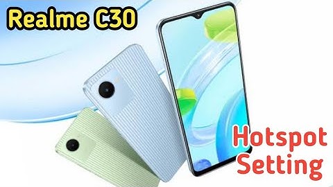 How To Enable Hotspot In Realme C30,Realme C30  Mein Hotspot Kaise Use Karen