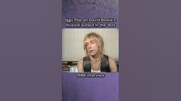 Iggy Pop: What I think of David Bowie