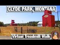City Walks - Clyde Park, Montana - Virtual Treadmill Walking Tour - Small Towns