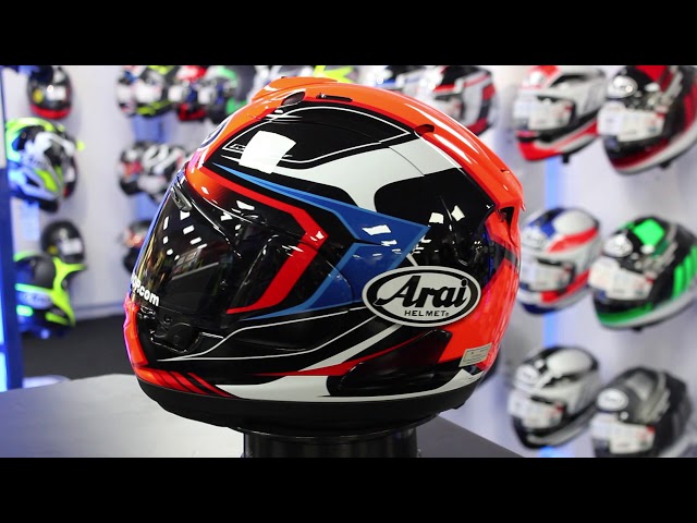 Arai Maze Red Motorcycle Helmet - YouTube