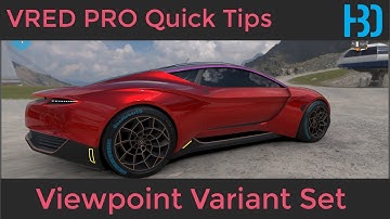 VRED Quick tips: Viewpoint Variant Set