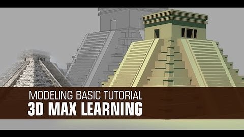 Basic Tutorial of Modeling with basic primitives in Autodesk 3d Max
