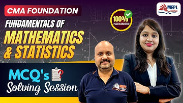 CMA Foundation | Mathematics & Statistics - MCQ