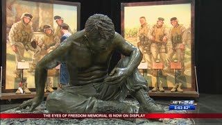 Eyes of Freedom memorial now on display
