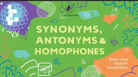 “Don’t Repeat Words! Learn Smart English with Synonyms & Antonyms 