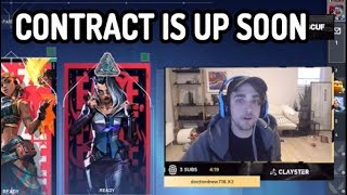 Clayster on His Contract Expiring
